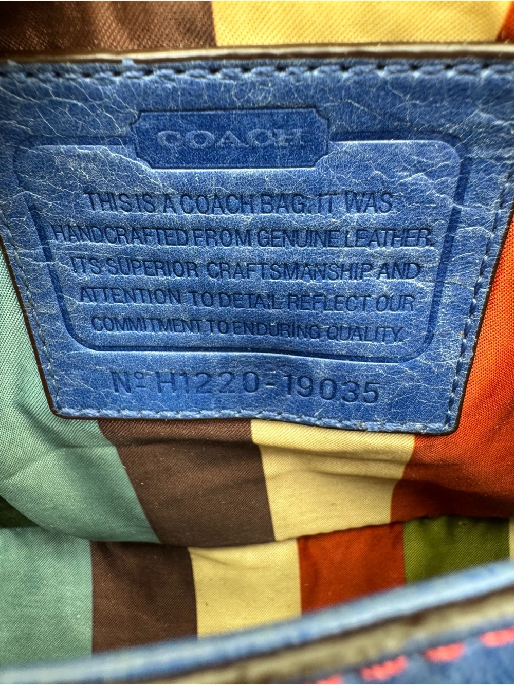 Coach Willis Legacy 70th Anniversary Colorblock Satchel - Picture 8 of 14